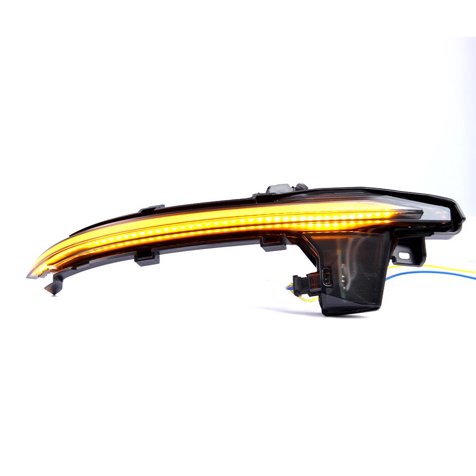Par de luces intermitentes LED dinámicas para espejo retrovisor lateral Audi A6 A7 A8 C8 2019-2025 Foto 3 de 4