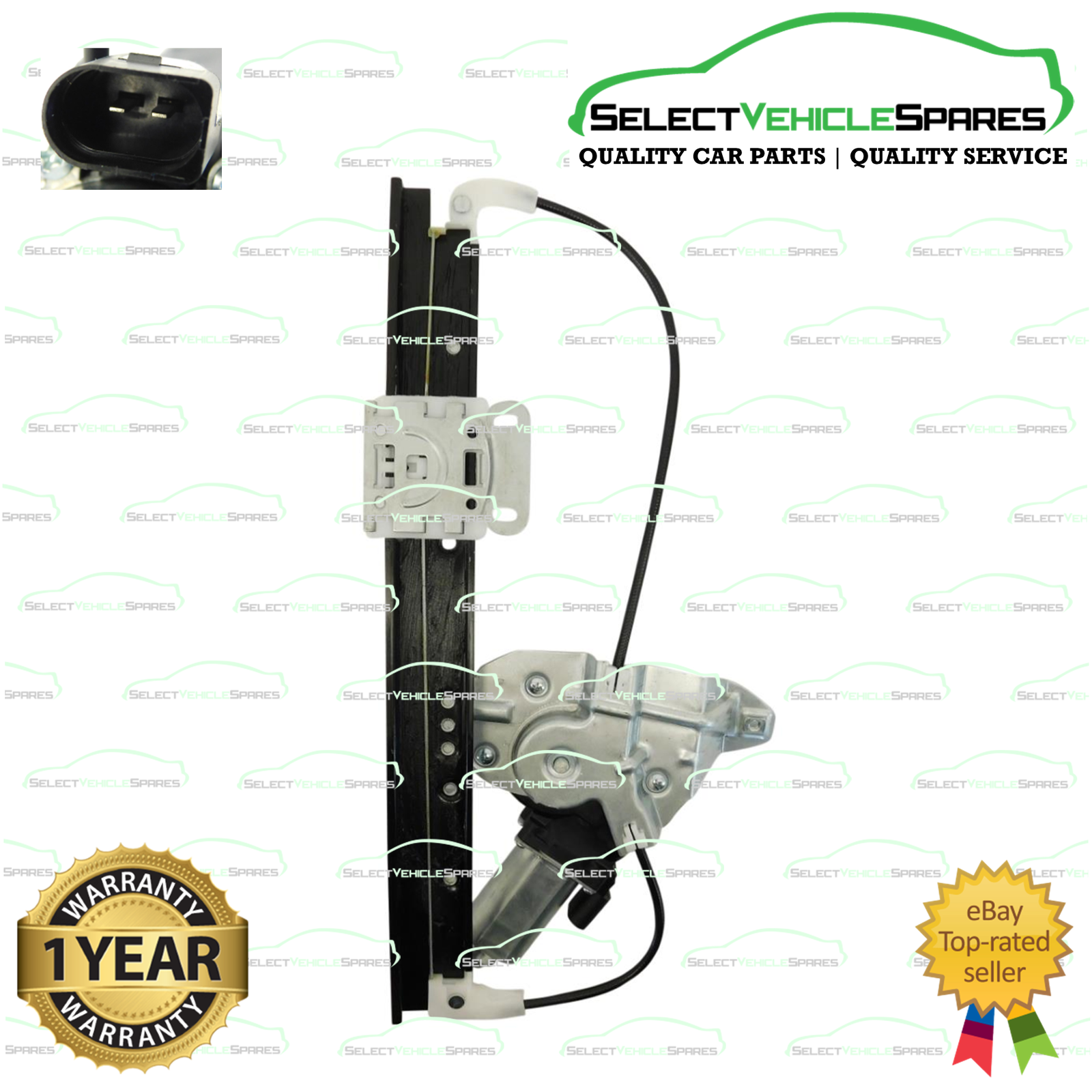 NEW LAND ROVER FREELANDER (MK1) LEFT REAR WINDOW REGULATOR & MOTOR 1998-2005
