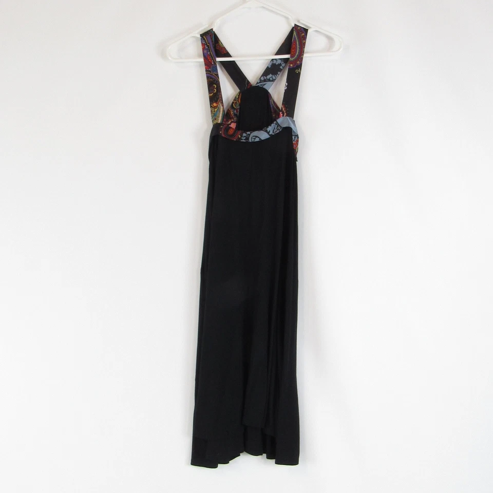 VESTIDO INDIVIDUAL Negro Rojo Elástico Sin Mangas Vestido Recto P Nuevo Con Etiquetas Foto 3 de 4