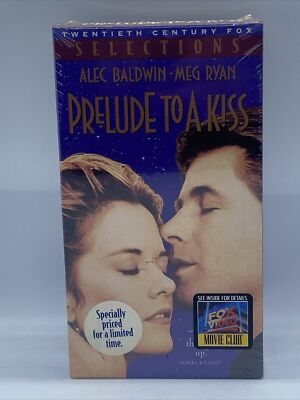 Prelude to a Kiss     Alec Baldwin - Meg Ryan   Brand New Sealed VHS VB5