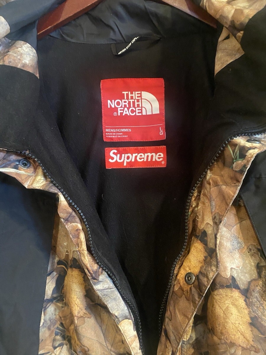 Supreme The North Face Mountain Light Jacket Size L TNF leaf Supreme The North Face Mountain Light Jacket Size L TNF leaf
