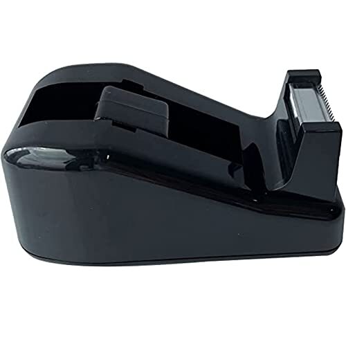 Desktop Tape Dispenser Cute Light Office Tape Dispensers, Nano Pads Fix Black-image