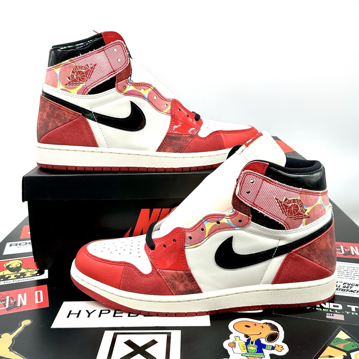 い*ん様 Spider-Man × Nike Air Jordan 1 High Nike Jordan 1 Retro High Spider-Man Next Chapter Shoes
