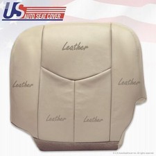 2005 2006 Tahoe Suburban Yukon Driver Bottom Leather Seat Cover Shale Tan