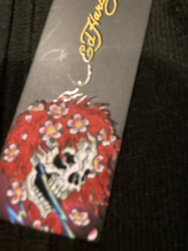 Ed Hardy Nuevo Con Etiquetas Negro Mezcla Lana Sudadera con Capucha Talla 2X Foto 4 de 4