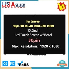 15.6'' Touch Screen Assembly For Lenovo Yoga 730-15 730-15IKB 730-15IWL LCD