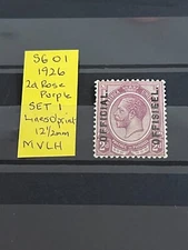 UNION OF SOUTH AFRICA OFFICIAL KGV 2d ROSE-PURPLE STAMP ISSUED 1926 SG 01