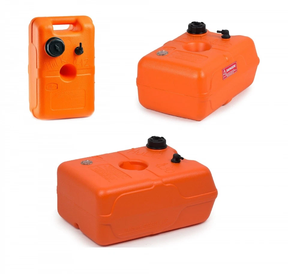 NAUTIKA Tank mit Reserve tragbar Kraftstofftank Bootstank Benzintank Boot Außenborder