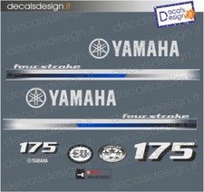 Adesivi calandra fuoribordo Yamaha  F175  175 cv four stroke barca decals