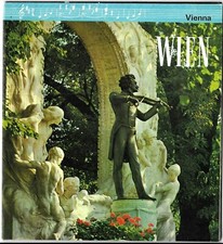 Vintage Vienna Austria Brochure Travel Tourist Illustrated Large Maps 1967