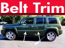 For Jeep Patriot Chrome Body Side Molding Trim Kit 2007-2010 2011-2016