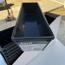 Anvil   14in Plastic Mud Pan.    Qty - 8.     1004-215-337