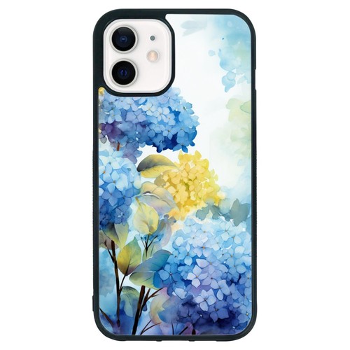 For iPhone SE XS XR Max 5 6 7 8 Plus Fitted Case Skin vibrant hydrangeas rainbow - Picture 6 of 25
