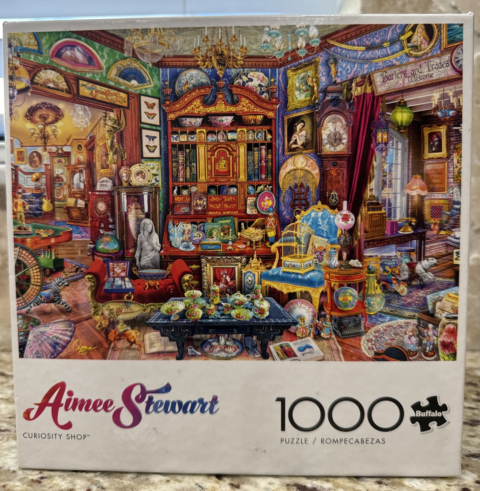 Buffalo Puzzles Aimee Stewart Curiosity Shop 1000 Piece USED eBay