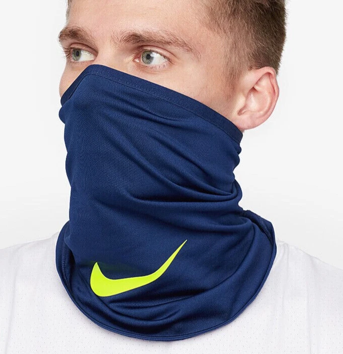 Nike Neck Warmer Wrap Scarf Winter Warrior Mens Dri-Fit Blue Volt Snood New
Opens in a new window or