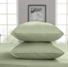 Threadmill Luxury Pillow Cases Queen  Standard Size Set of 2  1200 Thread C...