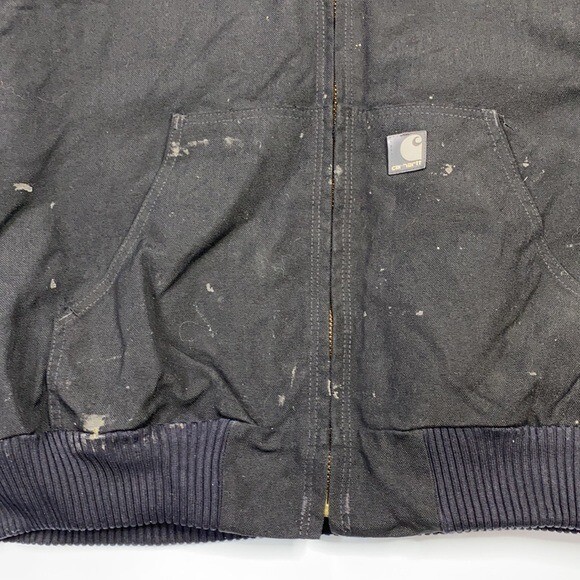 Carhartt Black J133 Extreme Quilted Work Jacket Well … Gem