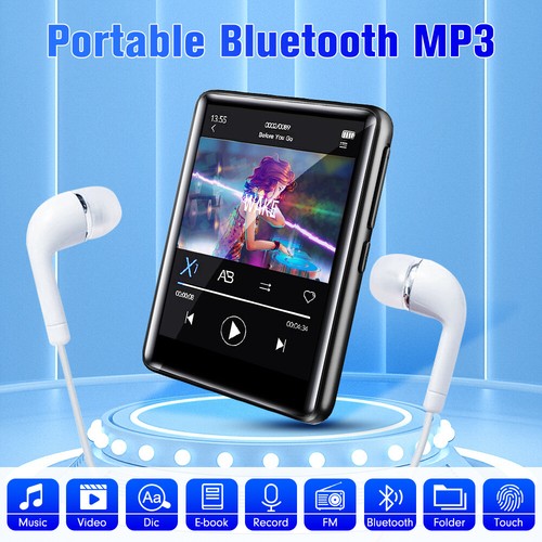 Portable Bluetooth Touch Screen MP3 MP4 Music Player Radio Video Recorder Alarm - Picture 3 of 19
