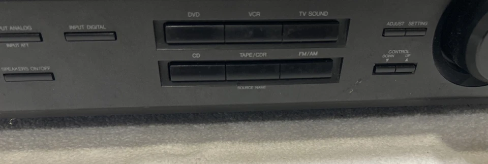 JVC A/V Control Receiver RX-5020V Dolby DTS AM FM Radio Black Tested No Remote - Image 4 of 4