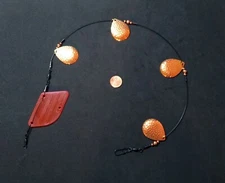 1 Custom 24" Troll Pop Gear Trolling Rig Trout Walleye Pike Fishing Tackle 6CCO 