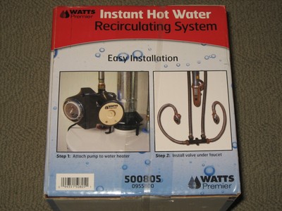 Watts Premier Instant Hot Water Recirculating System 500805 for sale online  | eBay