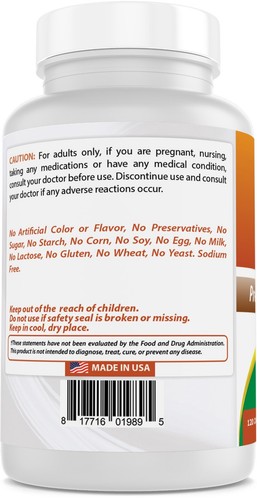 Best Naturals Wormwood Extract 1500 mg Equaivalent Per Serving-120 Capsules. - Picture 3 of 3