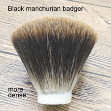 DSCOSMETIC more dense black manchurian badger hair shaving brush knots