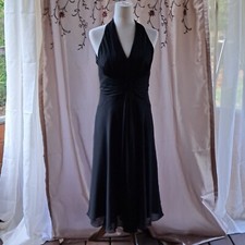 Rena Rowan Dress Womans 8 Black Cocktail Wedding Party Dancing