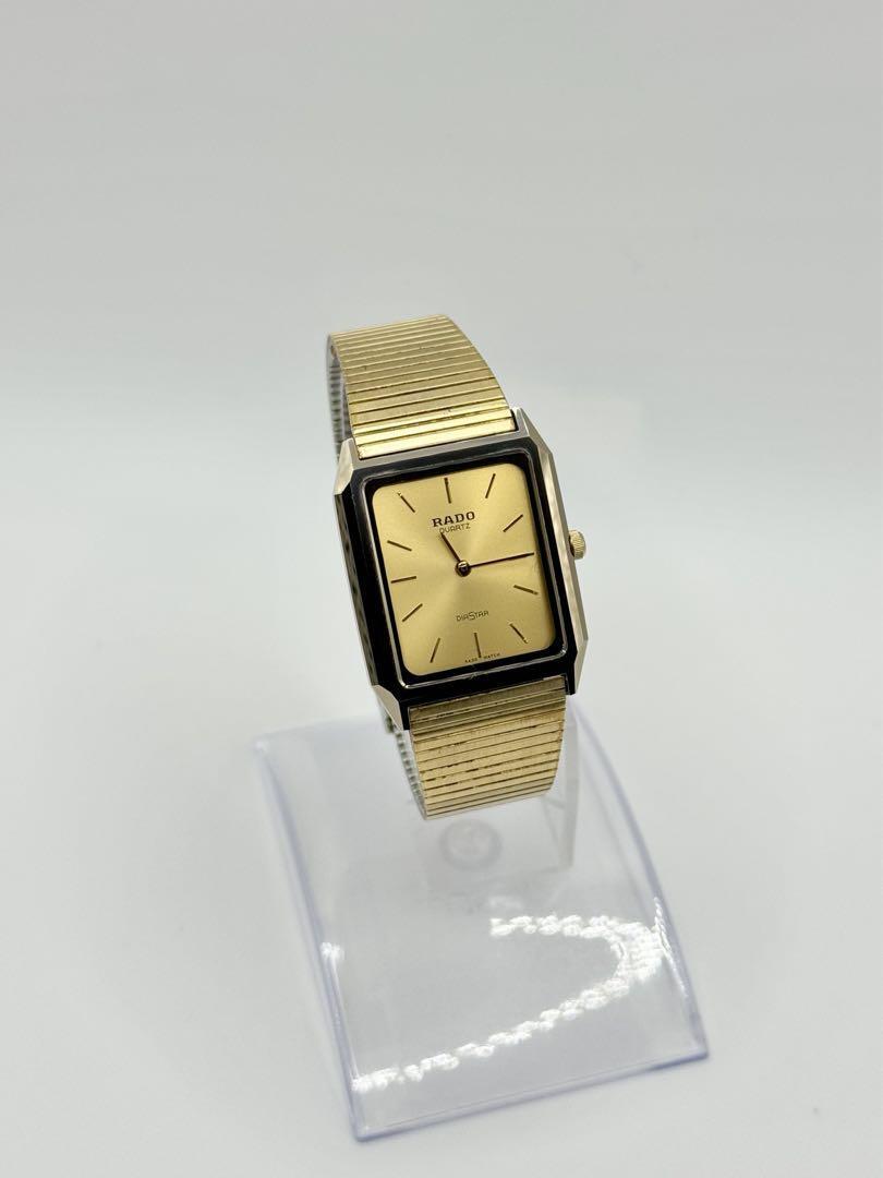 RADO Watch QZ DIASTAR 121.9521.3 Square Gold Dial Quartz SWISS