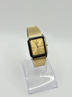 RADO Watch QZ DIASTAR 121.9521.3 Square Gold Dial Quartz SWISS