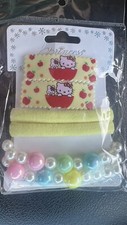 Princess Hello Kitty Clips,hair Bands , And Bracelent.