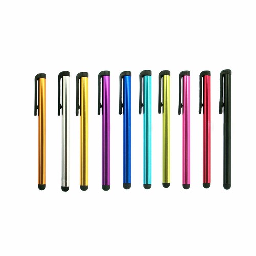 10 pièces stylo tactile universel métal pour tablette Android iPhone iPad stylo PC - Photo 1/23