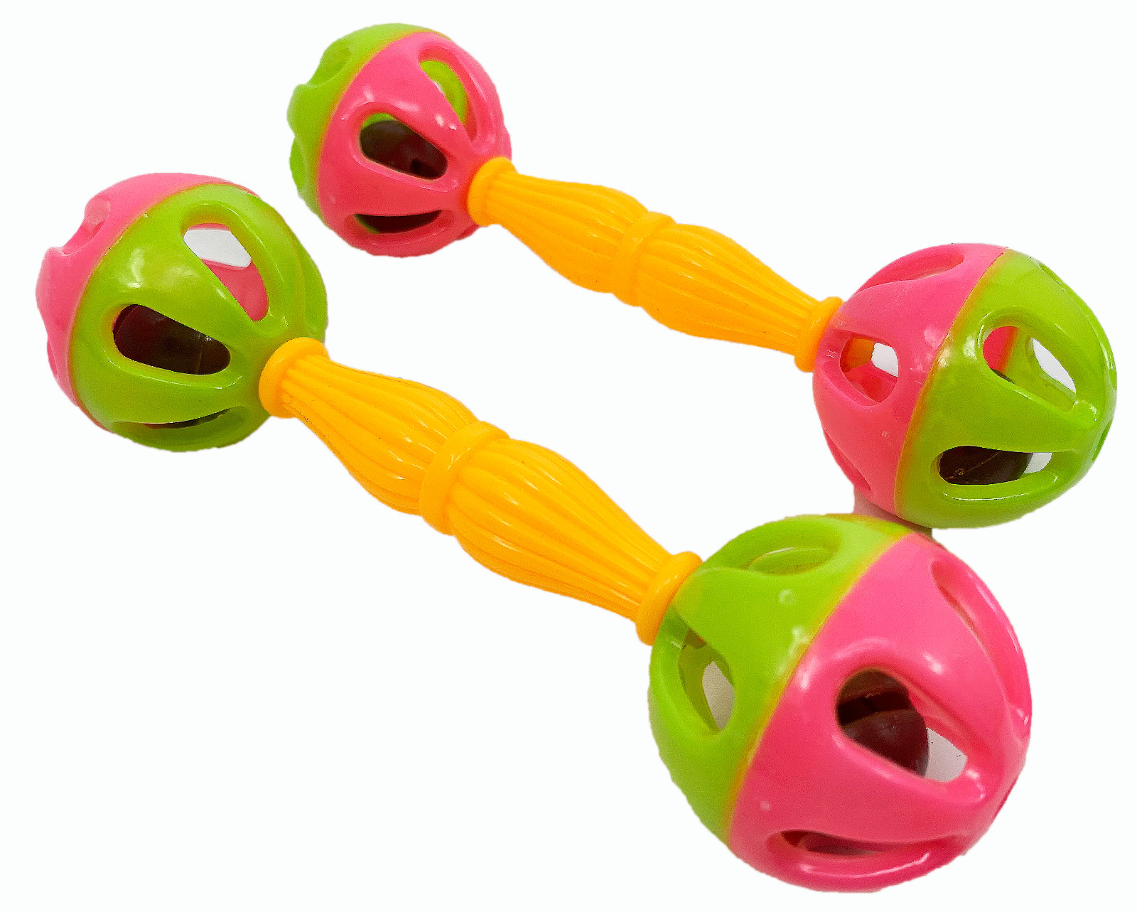2069 Pk2 Birdie Barbell Foot Talon Toy Parrot Bird Toys Craft Part Chewy Play