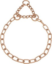 USED-HERM SPRENGER-Dog Martingale Chain Collar, M-Link, Hypoallergenic 20"x 3mm