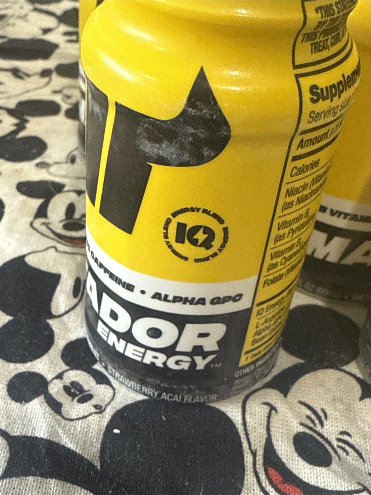 Matador Energy Shot Drink Strawberry Açaí 2oz W/o Box 12 Bottles EXP 10/25 Rd