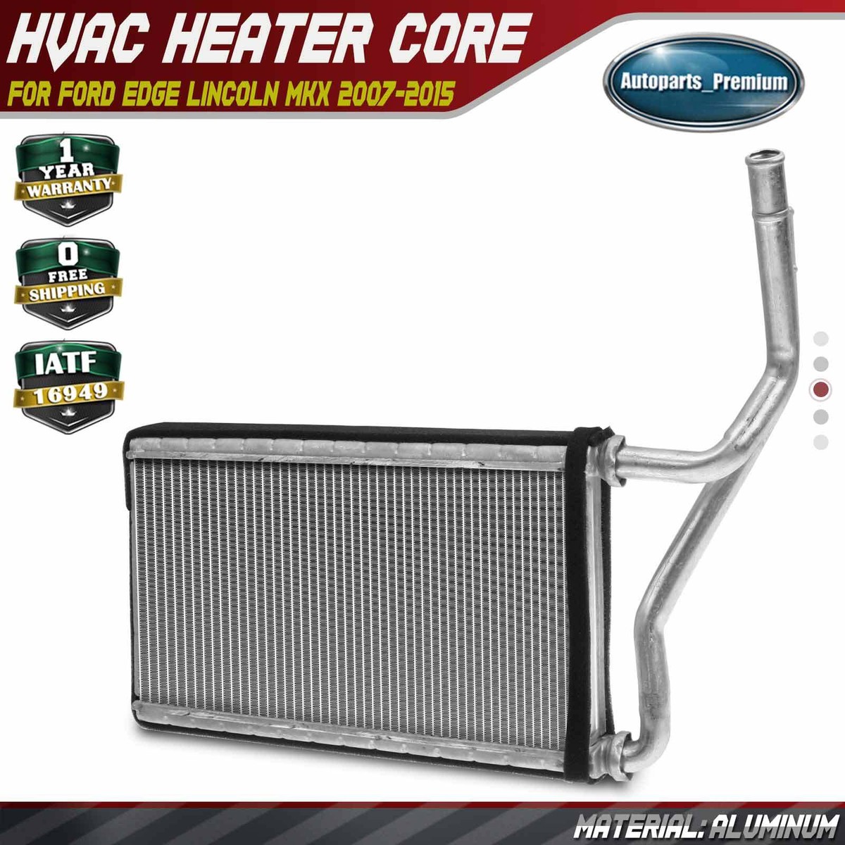 Aluminum HVAC Heater Core for Ford Edge 2007-2014 Mazda CX-9