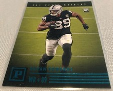 2020 Chronicles Panini Football Bryan Edwards Las Vegas Raiders Green Rookie #34
