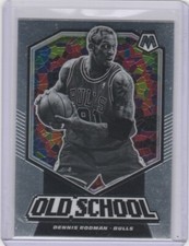 Dennis Rodman 2019 Panini Mosaic Old School #3 Basketball Card