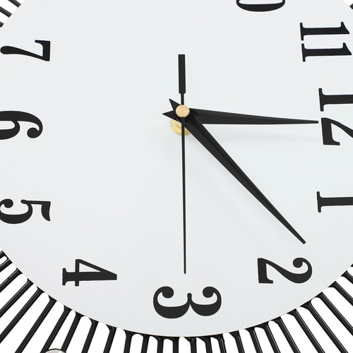 60cm Luxury Large Wall Clock 3D Peacock Metal Wall Watch Living Room Wall Decor - Picture 6 of 8