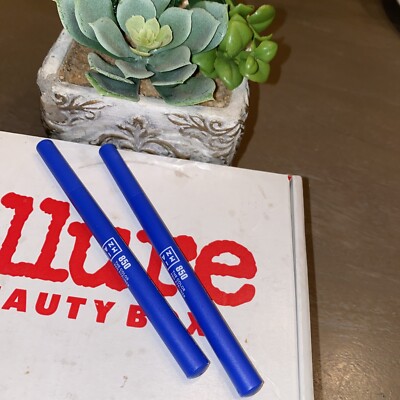 2x 3INA The Color Pen Eyeliner #850 BLUE .034oz Each, Full Size - NEW, FREE SHIP