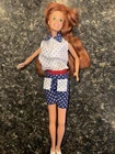 vintage barbie doll polkadot 1975