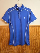 Tredstep Ireland Women’s M Equestrian Shirt. Royal Blue, In Great Condition