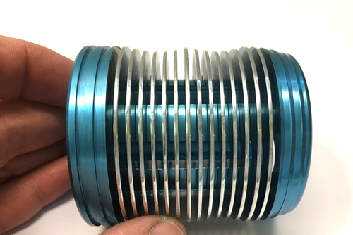 Custom 1/8 Scale Nitro Engine Cooling Head Blue Nice! - Picture 6 of 6