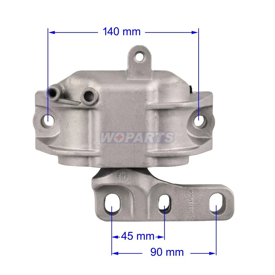 Juego de montaje de motor y transmisión apto para Audi A3/Volkswagen GTI 2,0 L 2006-2013 Foto 3 de 4