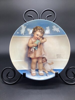 Vtg 1983 Bessie Pease Gutmann Victoriana Fine China ''Love Is Blind'' Plate