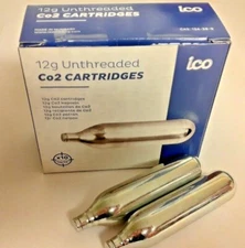 10 - 12g  CO2 12 gram cartrig NON-Threaded C02  BB Paintball airsoft AIR GUN