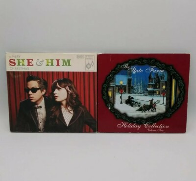 A VERY SHE & HIM CHRISTMAS/THE STATE FARM HOLIDAY COLL VOL. 2  2-CD Bundle Used 