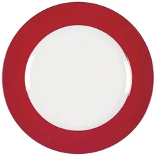 New with Tag Lenox Kate Spade Rutherford Circle Red Dinner Plate New 11" NEW