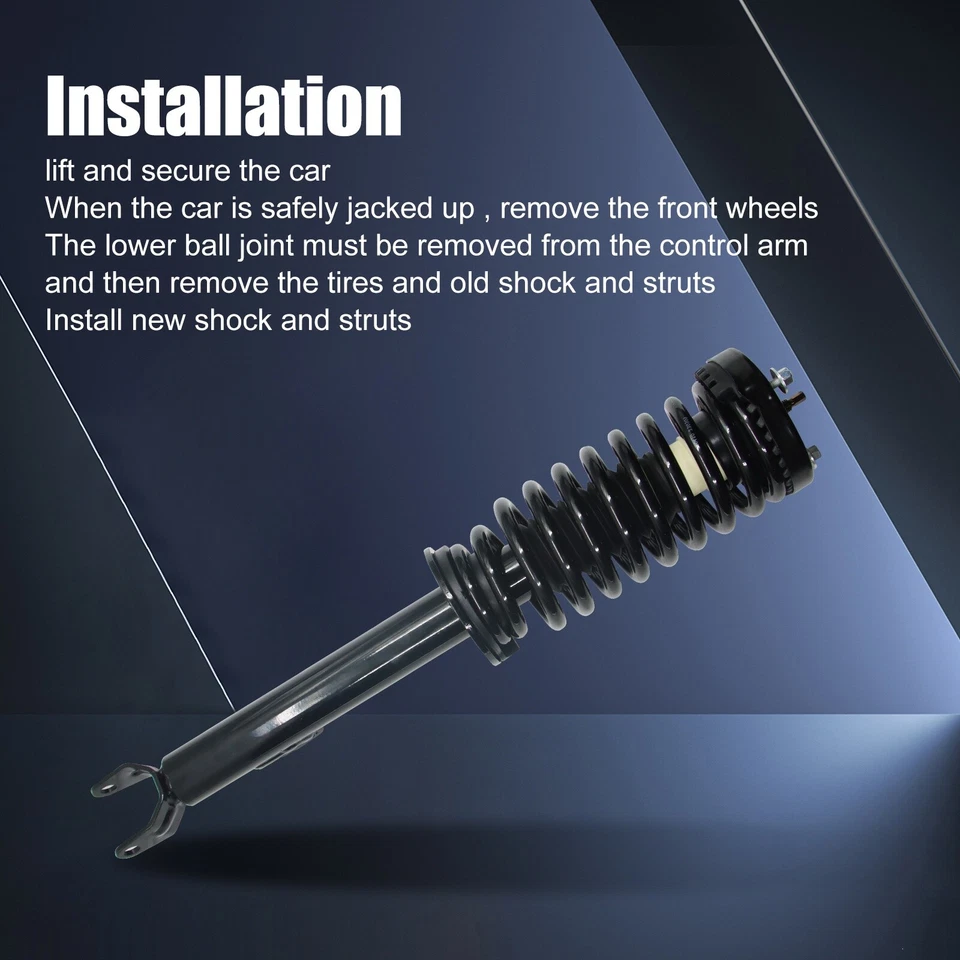 2pcs Front Complete Struts W/ Coil Spring For Dodge Charger Magnum Chrysler 300 - Изображение 4 из 4