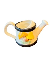 Vintage Ceramic Pottery Mushroom Planter Watering Pot